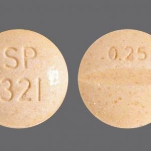 100 Tabs Niravam 0.25mg (Original Brand)