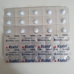 Buy Ksalol Alprazolam 1mg Xanax Pills For Anxiety and Sleeping Problems 90 pills